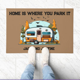Alfombra de bienvenida Home Is Where You Park It