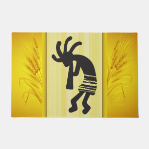 Alfombra de Bienvenida Kokopelli Siembra de Primav