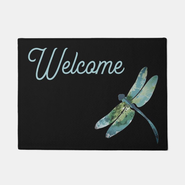 alfombra de bienvenida libélula (Anverso)