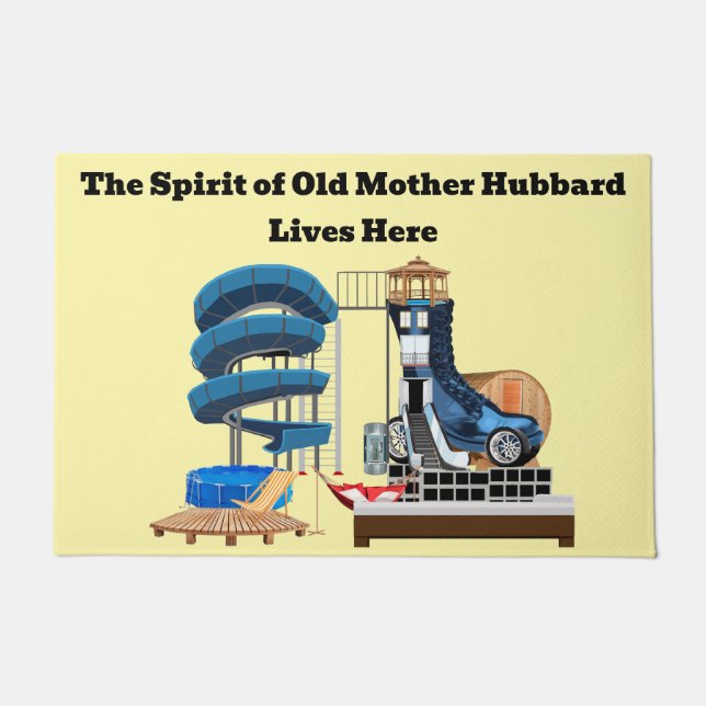 Alfombra de Bienvenida Old Mother Hubbard (Anverso)