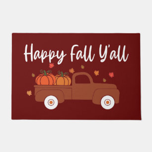 Alfombra de bienvenida Otoño Feliz Todos