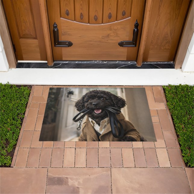 Alfombra de bienvenida para amantes de los perros  (Exterior)