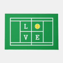 Alfombra de bienvenida para cancha de tenis para n