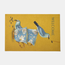 Alfombra de bienvenida para té para dos