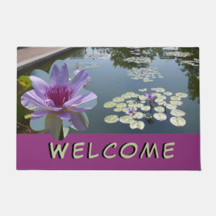 Alfombra de bienvenida personalizada Flores de Lot