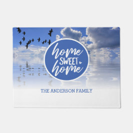 Alfombra de bienvenida personalizada para la famil