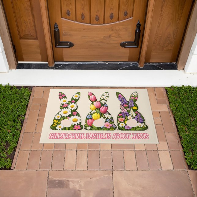 Alfombra de bienvenida Silly Rabbit (Exterior)