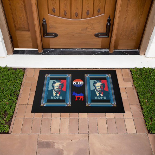 Alfombra de bienvenida Trump Nope (Exterior)