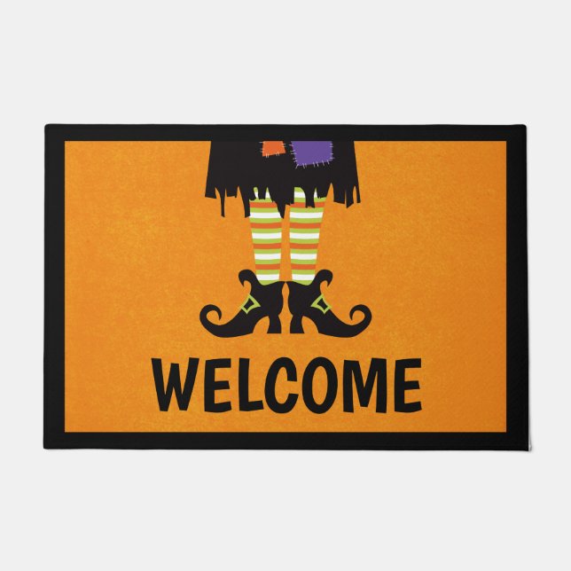 Alfombra de bruja de Halloween (Anverso)