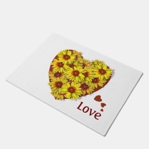 Alfombra de Corazón de Girasol