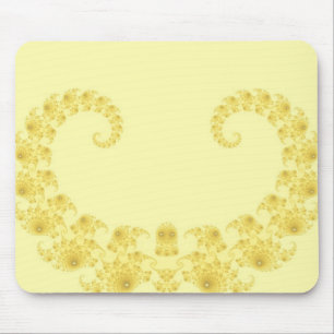 Alfombra de corazón de oro amarillo