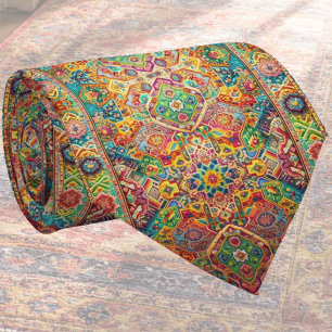 Alfombra de diseñador indio de lujo Corbata de s
