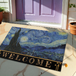 Alfombra de entrada de arte de Van Gogh, famosa, N
