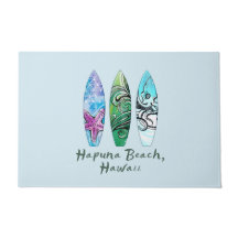 Alfombra de entrada de Hapuna Beach Hawaii Surfboa