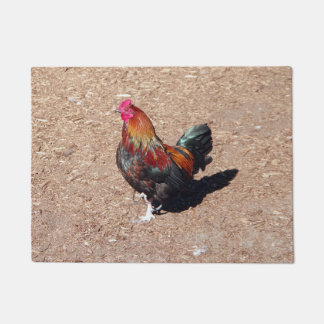 Alfombra de entrada Gallo Cockerel Dorado