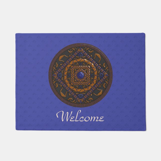 Alfombra de Entrada Libra Mandala (Anverso)