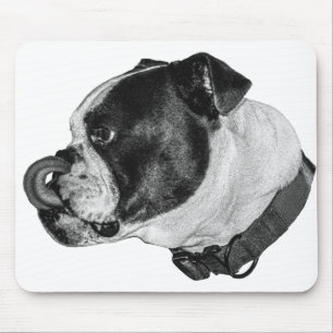 Alfombra de escritorio Bulldog Calm