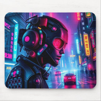 Alfombra de escritorio para juegos Cyberpunk Night