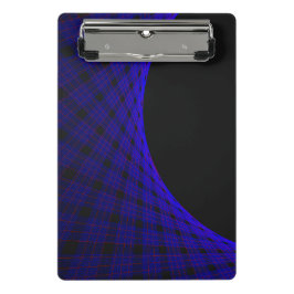 Alfombra de espacio geométrico Mini portapapeles