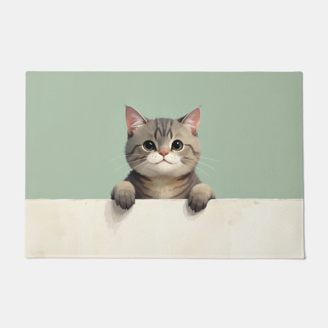 Alfombra de Gato Scottish Fold Arte (Anverso)