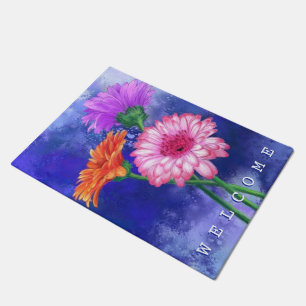 Alfombra de Gerbera Daisies Bienvenida