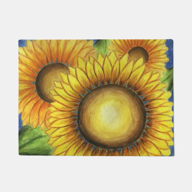 Alfombra de girasol (Anverso)