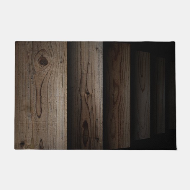 Alfombra de madera en escalera| Alfombrillas de au (Anverso)