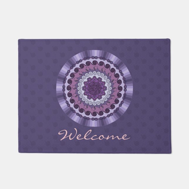 Alfombra de Mandala de Viento (Anverso)