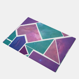 Alfombra de mosaico de galaxia pastel