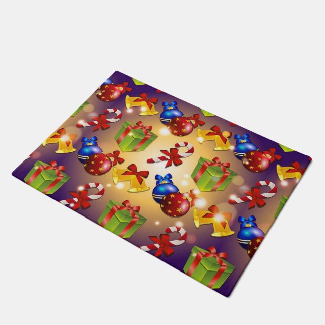 Alfombra de Navidad elegante para la puerta (Angular)