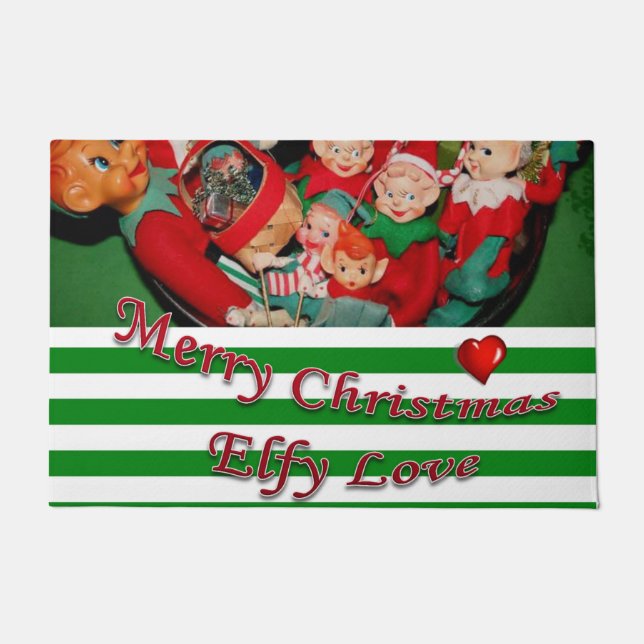 Alfombra de Navidad, Elfo (Anverso)