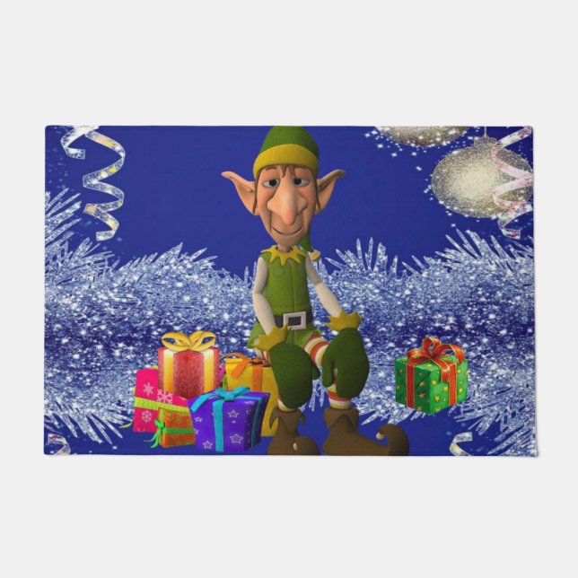 Alfombra de Navidad, Elfo (Anverso)