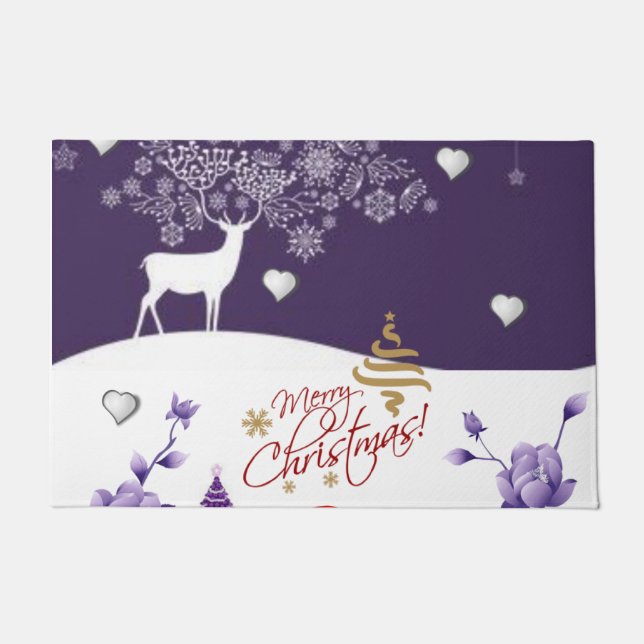 Alfombra de Navidad, Feliz Navidad (Anverso)