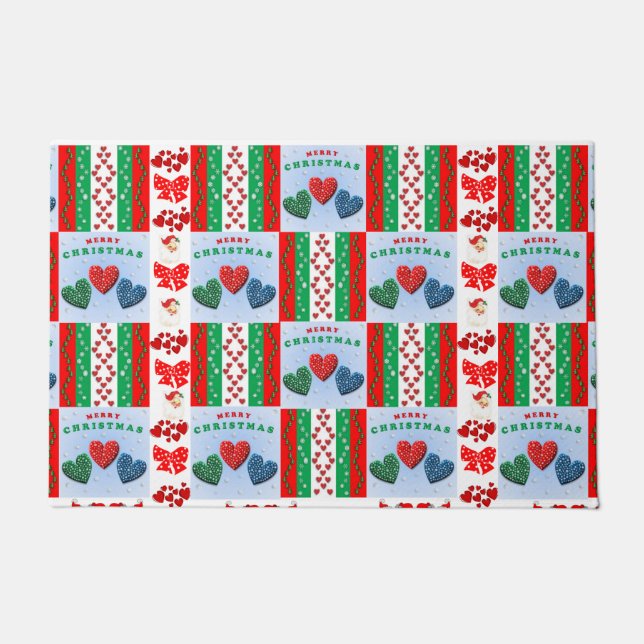 Alfombra de Navidad, Feliz Navidad (Anverso)