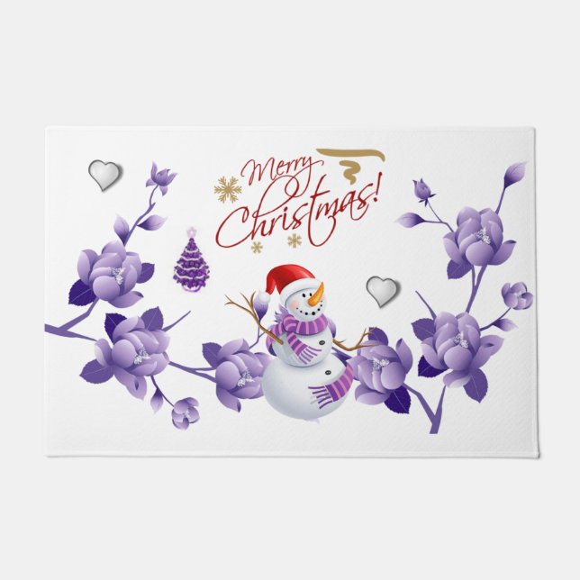 Alfombra de Navidad, Feliz Navidad (Anverso)