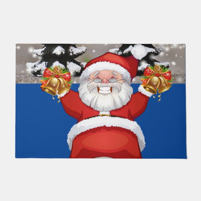 Alfombra de Navidad, Santa (Anverso)