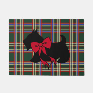 Alfombra de Navidad Scottish Terrier