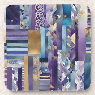alfombra de patchwork para posavasos
