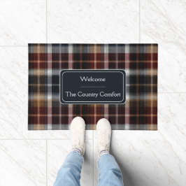 Alfombra de Puerta de Invitado Personalizada Gingh