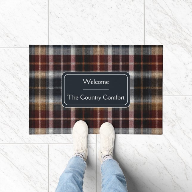 Alfombra de Puerta de Invitado Personalizada Gingh (Interior)
