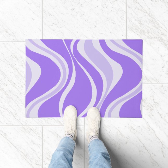 Alfombra de Puerta de Olas Moradas (Interior)