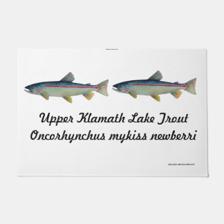 alfombra de puerta de trucha