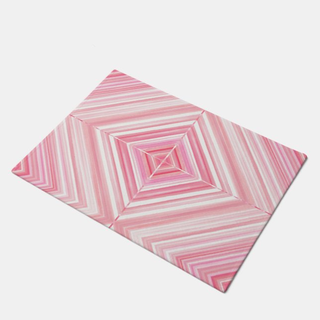 Alfombra de puerta gráfica rosa (Angular)