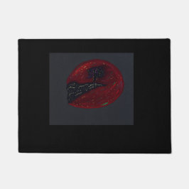 Alfombra de Puerta Noche bajo la Luna de Sangre