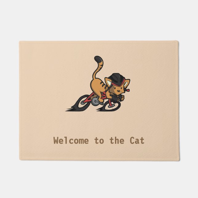 Alfombra de puerta para gatos (Anverso)
