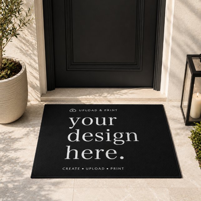 Alfombra de puerta personalizada | Sube tu diseño  (Custom upload your design doormat for front doors, porches, shops, offices, and studios.)