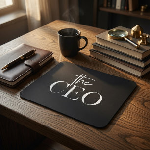 Alfombra de ratón CEO minimalista moderna de lujo