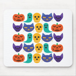 Alfombra de ratón con patrón de Halloween