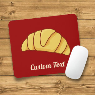 Alfombra de ratón de croissant