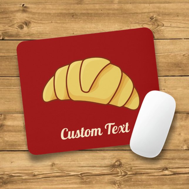 Alfombra de ratón de croissant (Subido por el creador)